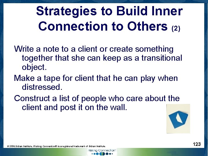 Strategies to Build Inner Connection to Others (2) Write a note to a client
