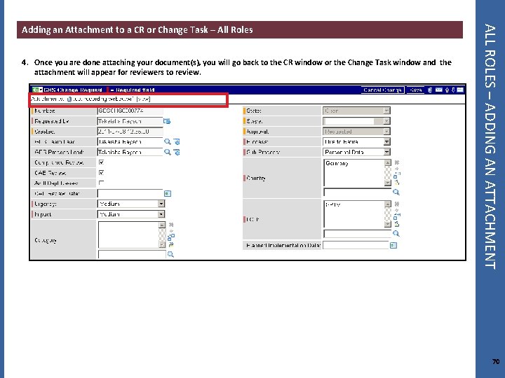 4. Once you are done attaching your document(s), you will go back to the