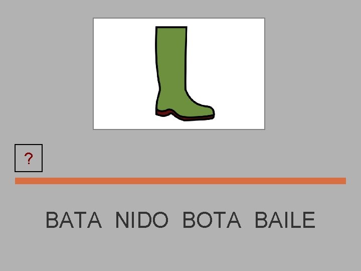 ? BOTA BATA NIDO BOTA BAILE 