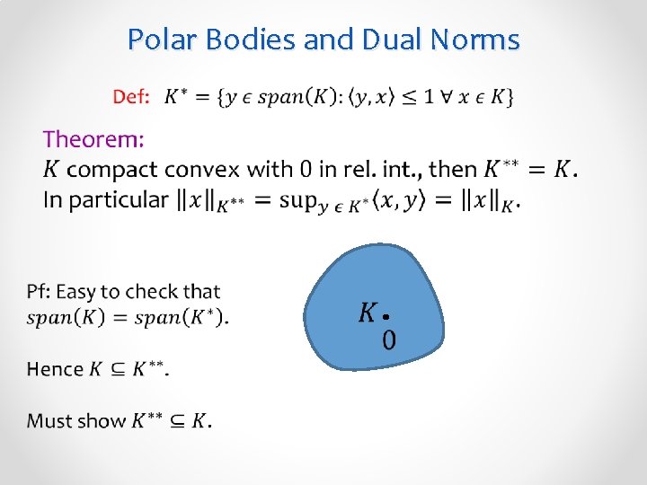 Polar Bodies and Dual Norms 