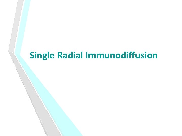 Single Radial Immunodiffusion 