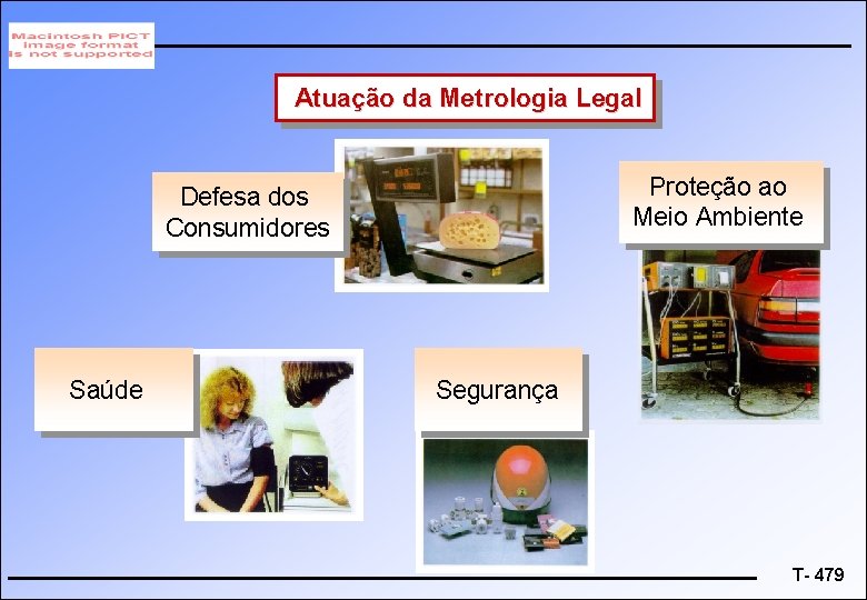 Atuação da Metrologia Legal Proteção ao Meio Ambiente Defesa dos Consumidores Saúde Segurança T-