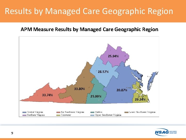 Results by Managed Care Geographic Region APM Measure Results by Managed Care Geographic Region