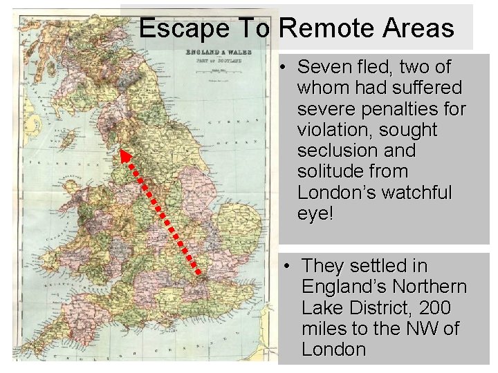 Escape To Remote Areas • Seven fled, two of whom had suffered severe penalties