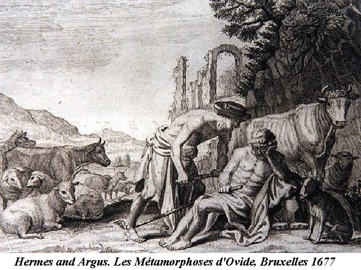 Hermes and Argus. Les Métamorphoses d'Ovide, Bruxelles 1677 