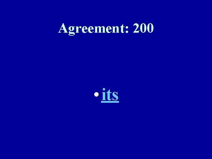 Agreement: 200 • its 