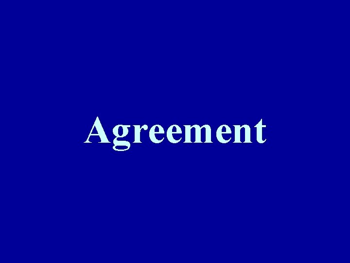 Agreement 