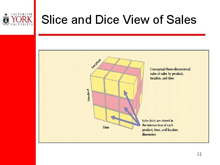 Slice and Dice View of Sales 12 