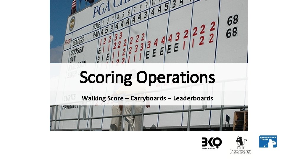 Scoring Operations Walking Score – Carryboards – Leaderboards 