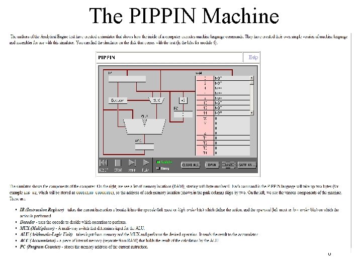The PIPPIN Machine 6 