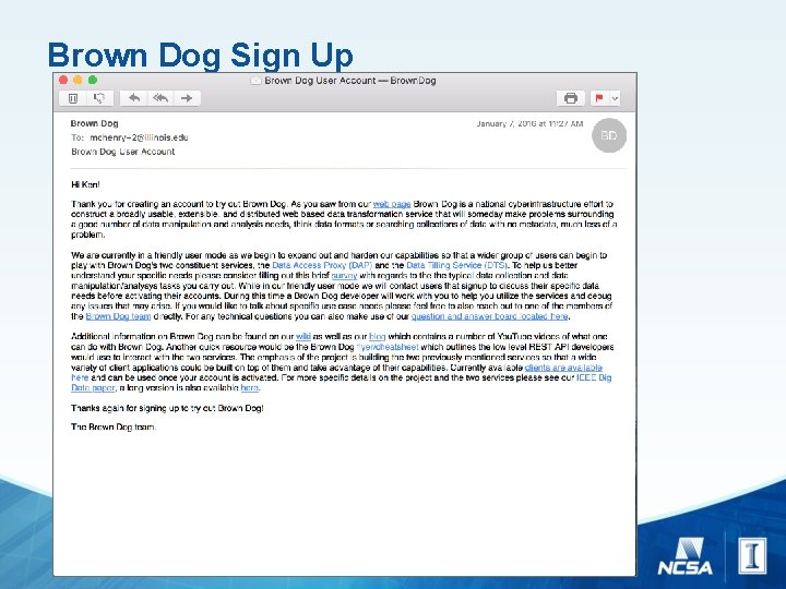 Brown Dog Sign Up Fill out form Click Submit 