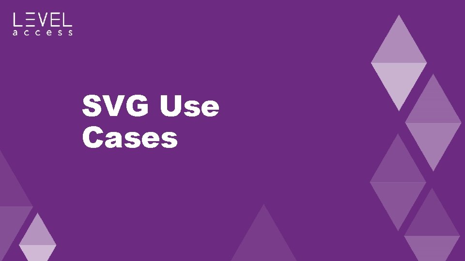 SVG Use Cases 