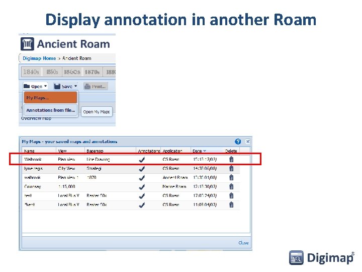 Display annotation in another Roam 