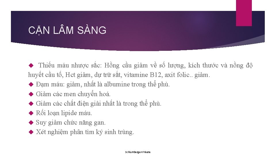CẬN L M SÀNG Thiếu máu nhược sắc: Hồng cầu giảm về số lượng,
