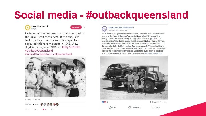 Social media - #outbackqueensland 