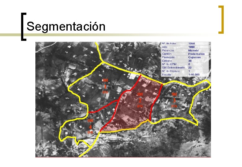 Segmentación SM 1 (21) UPM 5 SM 4 (24) SM SM 2 3 (22)