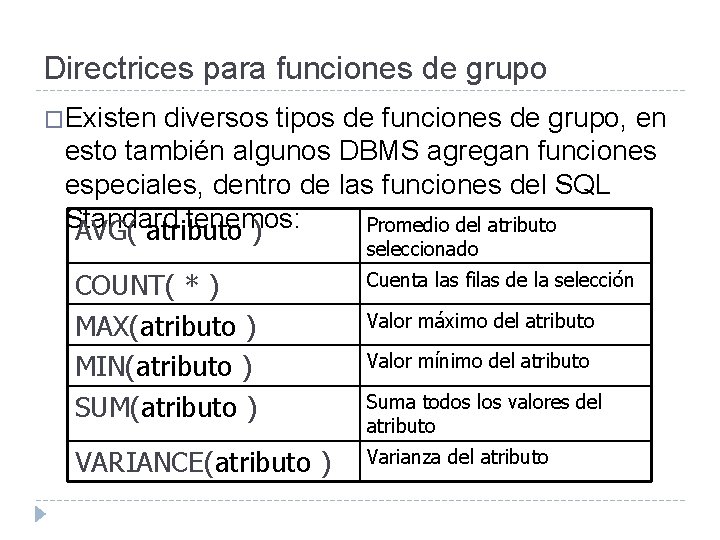 Directrices para funciones de grupo �Existen diversos tipos de funciones de grupo, en esto Directrices para funciones de grupo �Existen diversos tipos de funciones de grupo, en esto