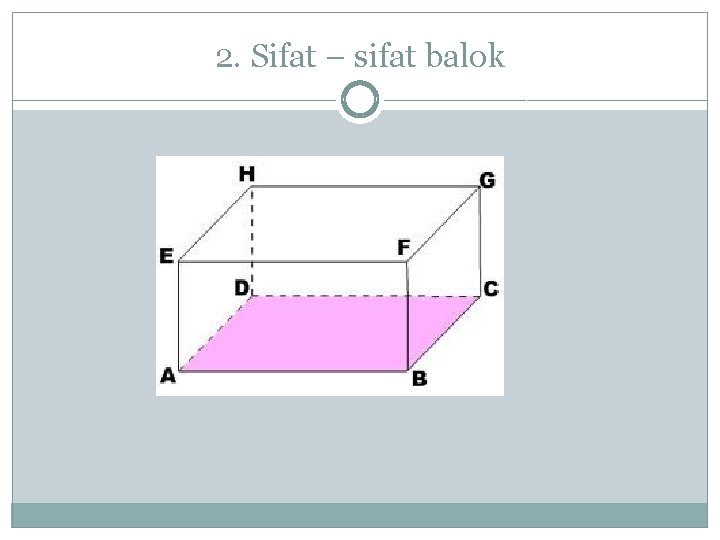 2. Sifat – sifat balok 