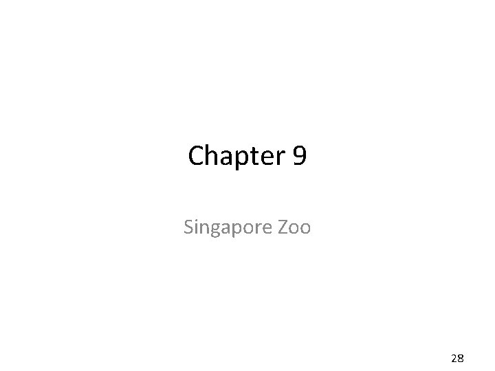 Chapter 9 Singapore Zoo 28 