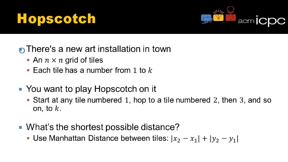 Hopscotch Hopscotch