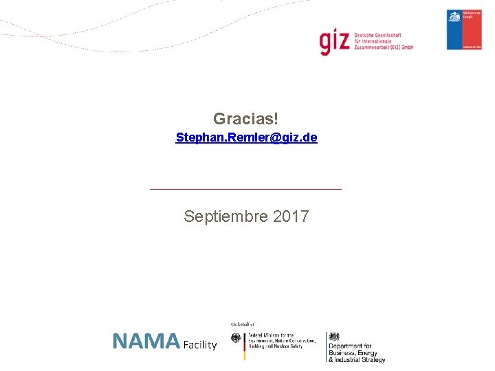 Gracias! Stephan. Remler@giz. de Septiembre 2017 Página 15 