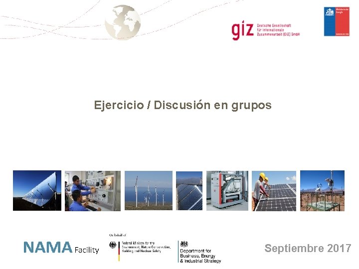 Ejercicio / Discusión en grupos Septiembre 2017 Página 9 