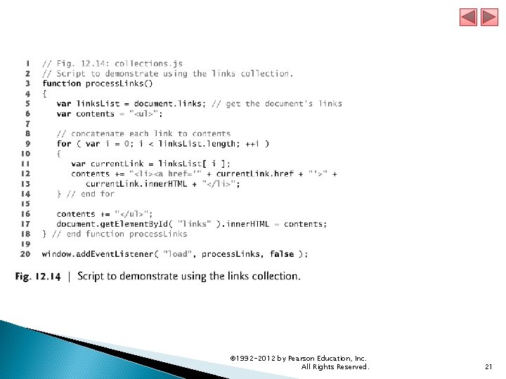 © 1992 -2012 by Pearson Education, Inc. All Rights Reserved. 21 