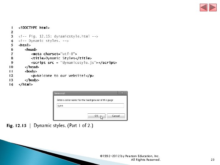 © 1992 -2012 by Pearson Education, Inc. All Rights Reserved. 23 