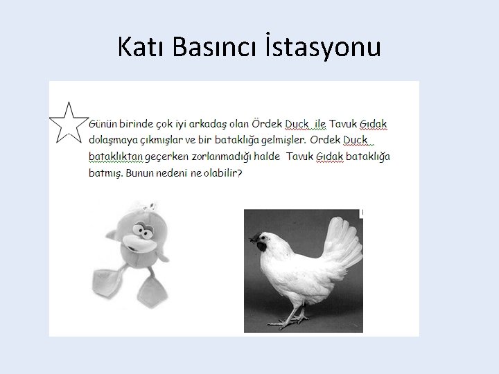 Katı Basıncı İstasyonu 