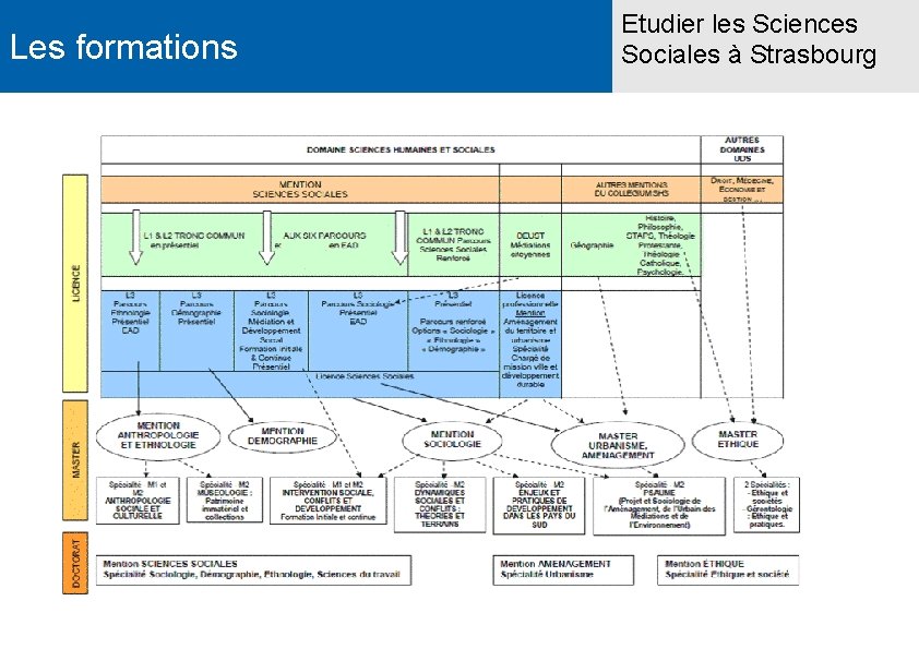 Les formations Etudier les Sciences Sociales à Strasbourg 