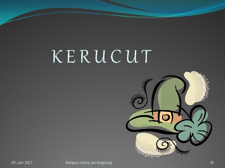 KERUCUT 05 Juni 2021 Bangun ruang sisi lengkung 35 