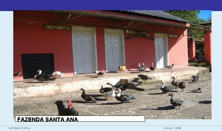 FAZENDA SANTA ANA TURISMO RURAL JUNHO - 2008 