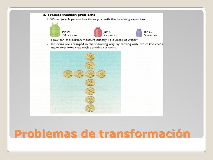 Problemas de transformación 