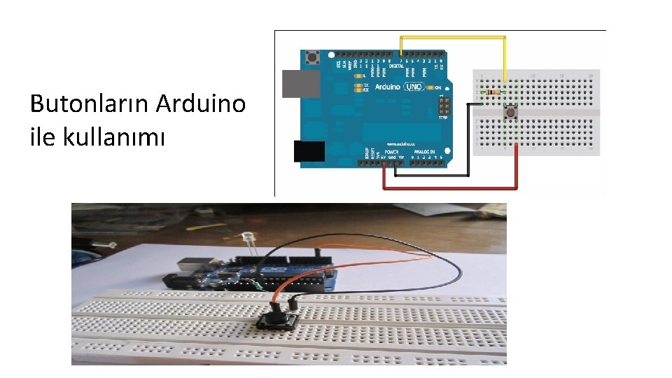 Butonların Arduino ile kullanımı 