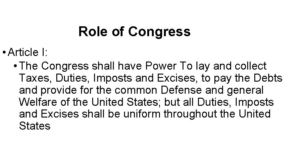 Unit 2 Interactions Among Branches of Government 2