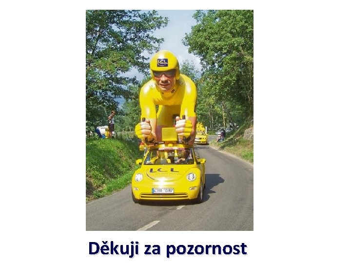 Děkuji za pozornost 