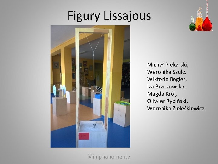 Figury Lissajous Michał Piekarski, Weronika Szulc, Wiktoria Begier, Iza Brzozowska, Magda Król, Oliwier Rybiński,