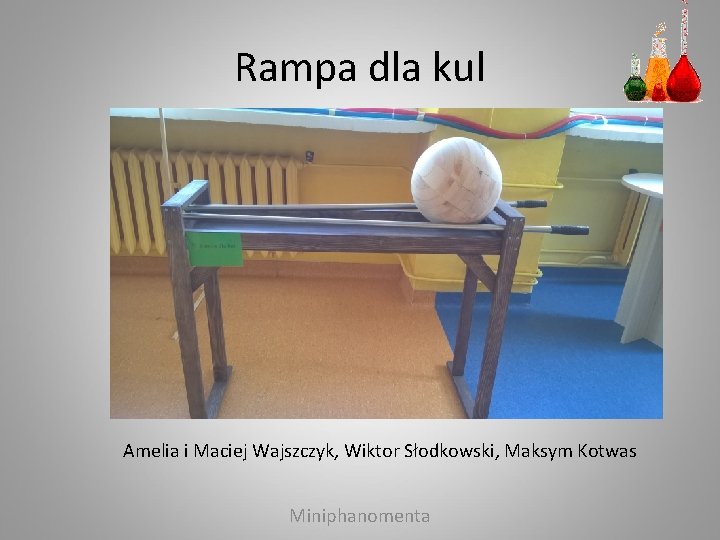 Rampa dla kul Amelia i Maciej Wajszczyk, Wiktor Słodkowski, Maksym Kotwas Miniphanomenta 