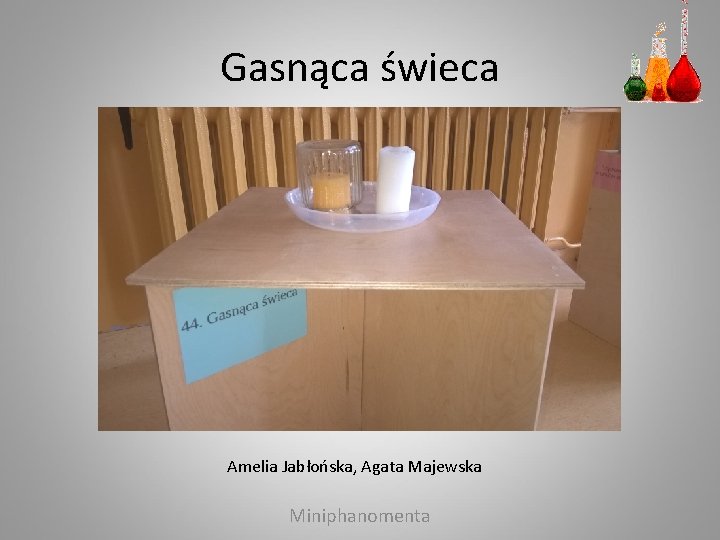 Gasnąca świeca Amelia Jabłońska, Agata Majewska Miniphanomenta 