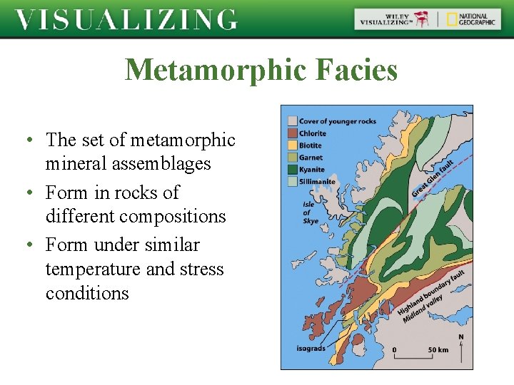 Metamorphic Facies • The set of metamorphic mineral assemblages • Form in rocks of
