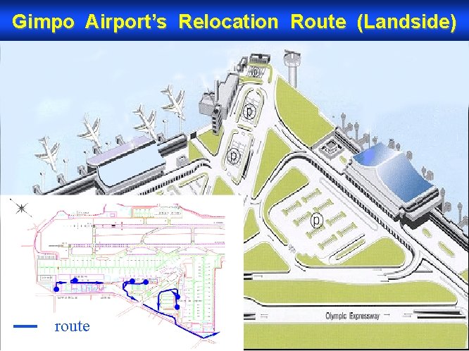 Gimpo Airport’s Relocation Route (Landside) route 