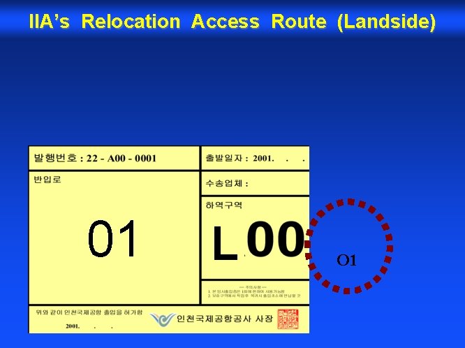 IIA’s Relocation Access Route (Landside) 01 L O 1 