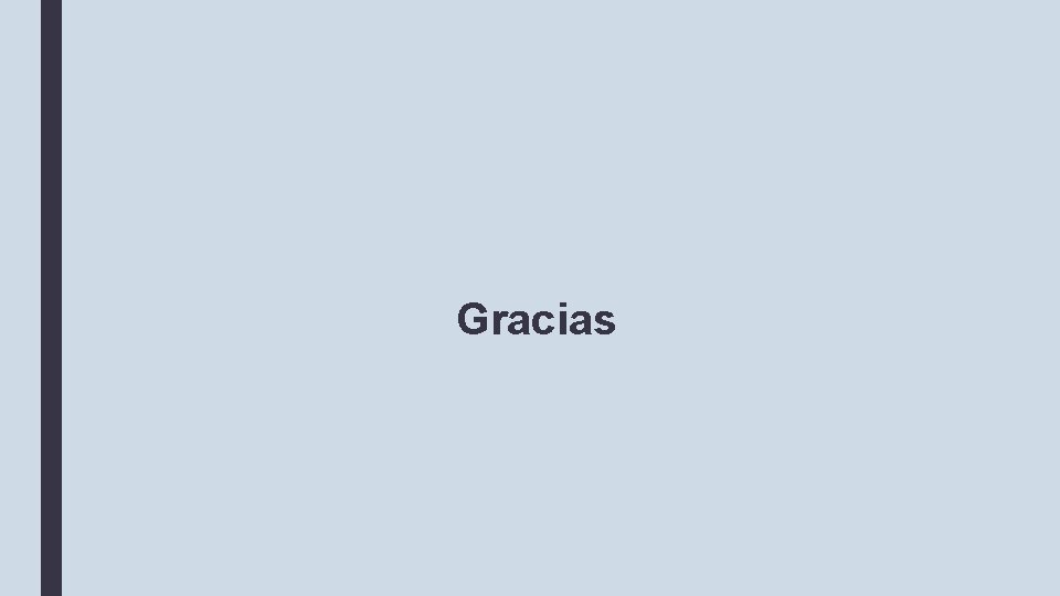 Gracias 