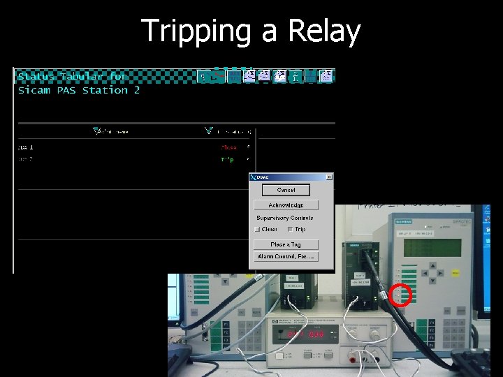 Tripping a Relay 