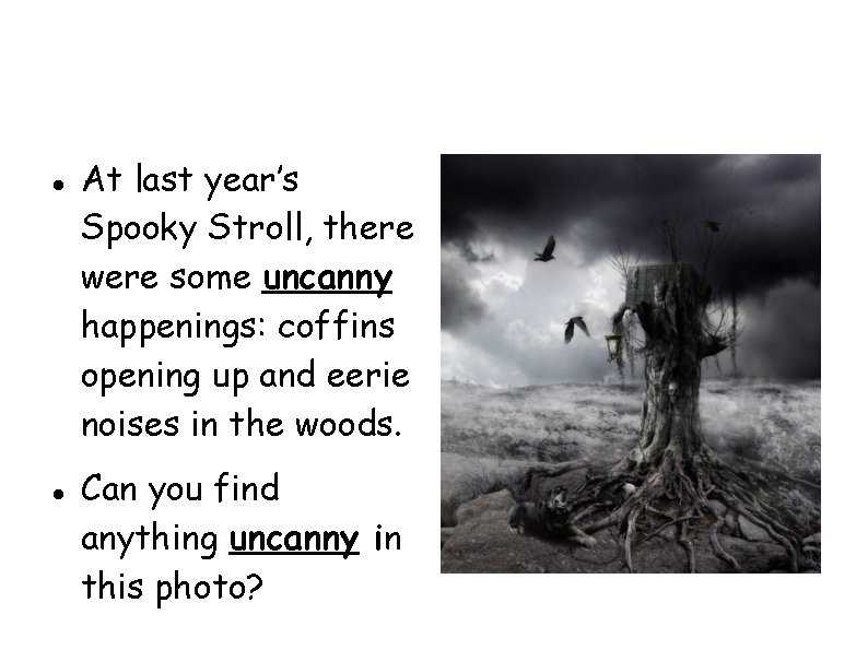  At last year’s Spooky Stroll, there were some uncanny happenings: coffins opening up