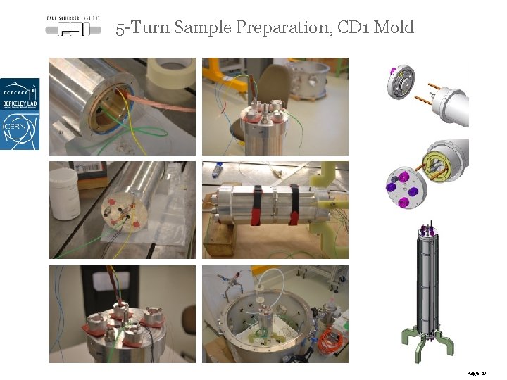 5 -Turn Sample Preparation, CD 1 Mold Page 37 