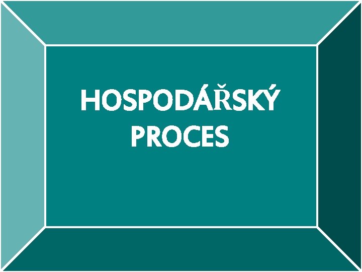 HOSPODÁŘSKÝ PROCES 