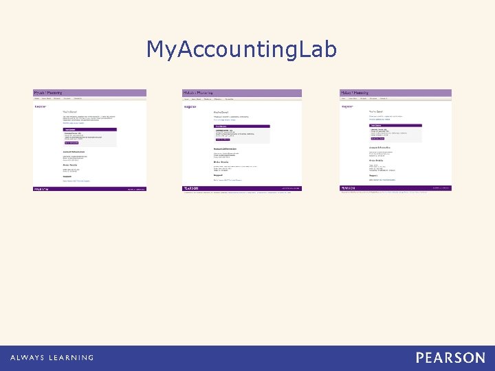 My. Accounting. Lab 