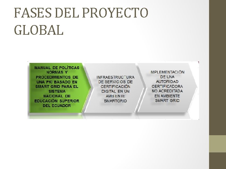 FASES DEL PROYECTO GLOBAL 