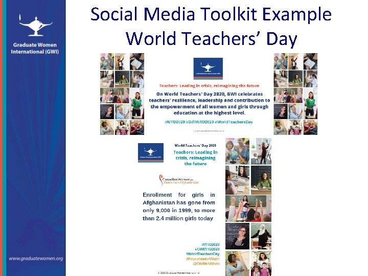 Social Media Toolkit Example World Teachers’ Day 